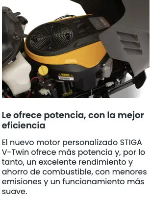 Tractor Stiga 5108W 19,5 hp 42" Ferretería Forestal