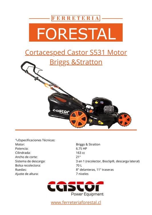 FT CORTACESPED CASTOR S531
