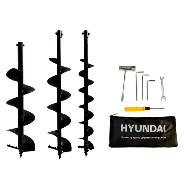 Ahoyador Hyundai 52cc + 3 brocas
